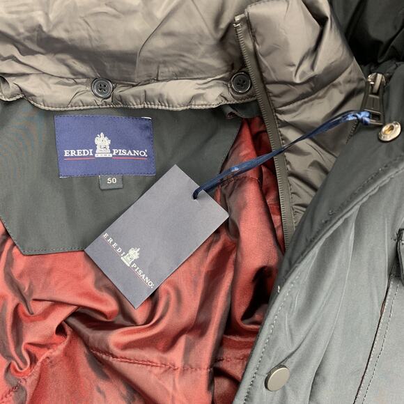 EREDI PISANO Navy Size M Padded Patch Pocket Winter Jacket - Picture 8 of 8